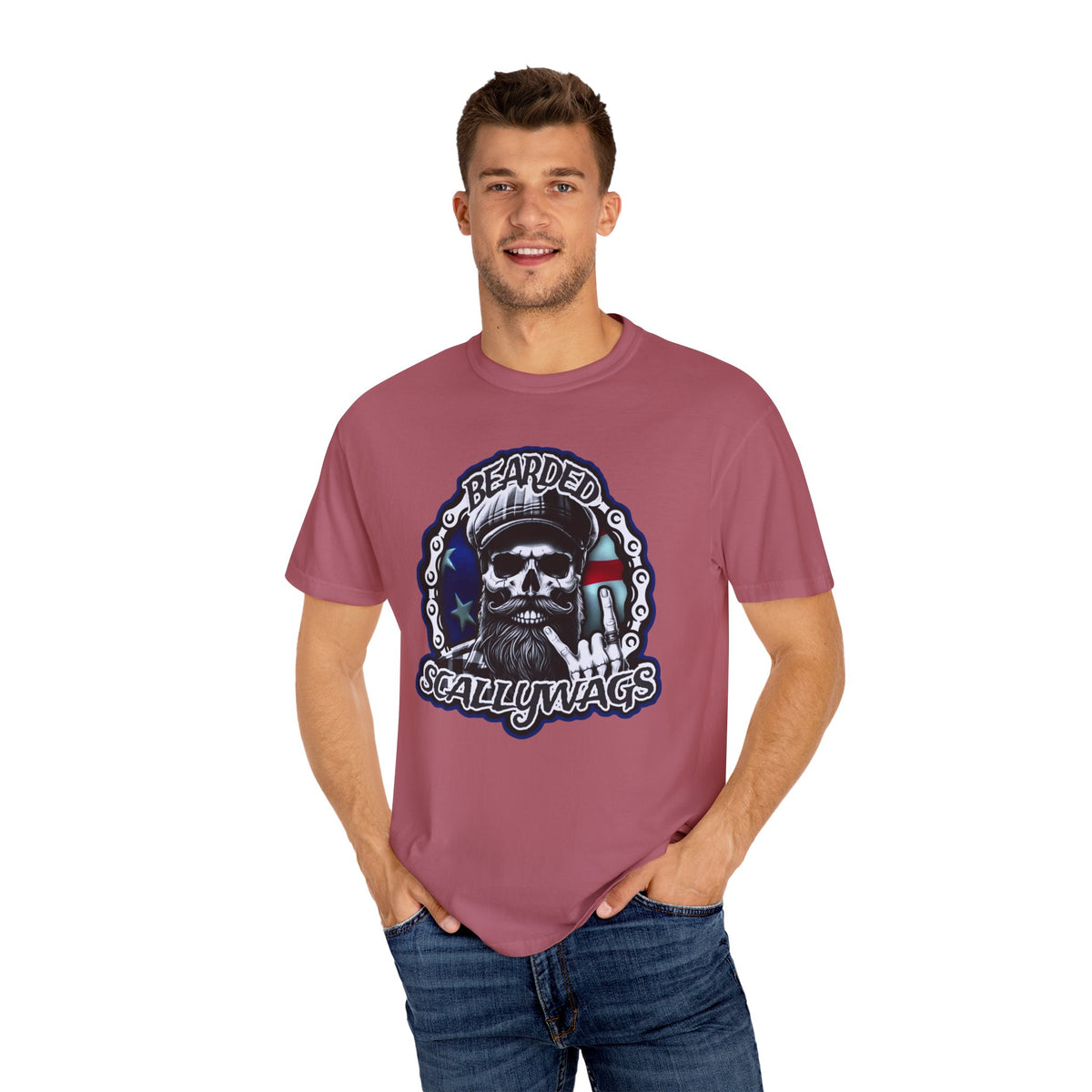 Bones America Garment-Dyed T-shirt