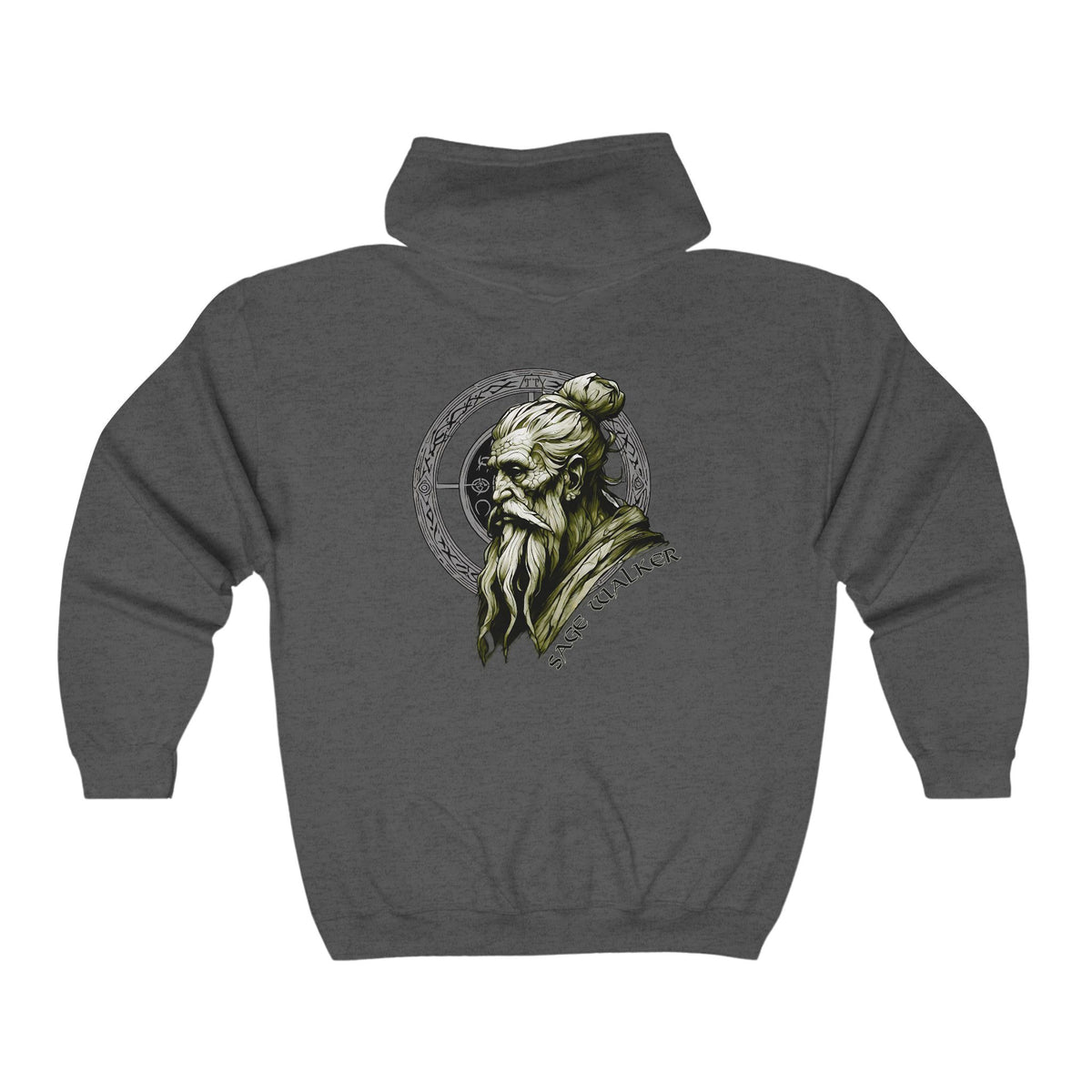 Sage Walker Heavy Blend™ Full Zip Hooded Sweatshirt