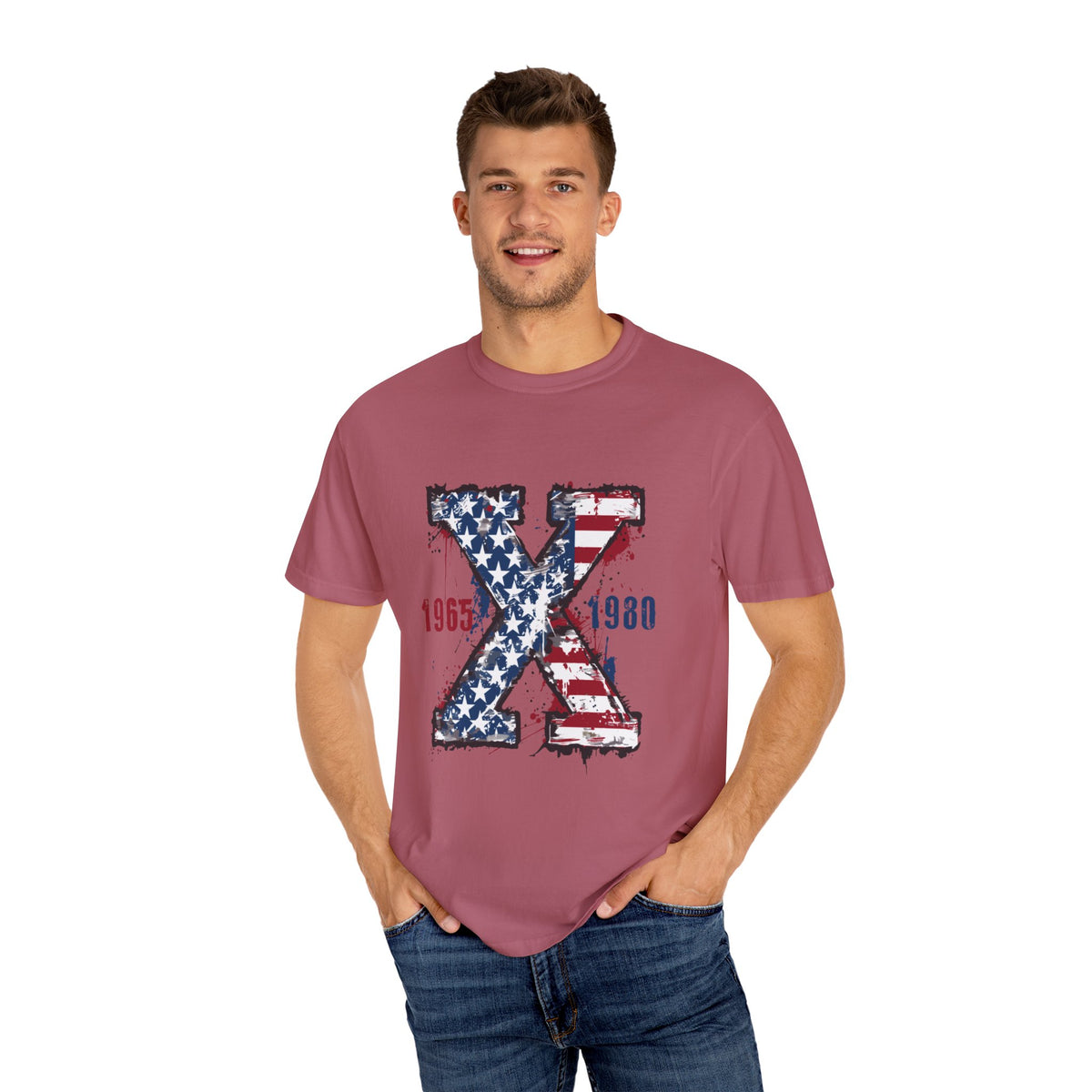 GenX American Flag Unisex T-Shirt - 1965 1980