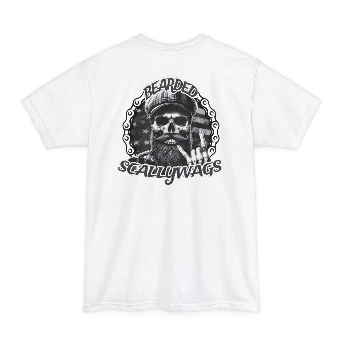 Bones Back Print Tall Beefy-T® T-Shirt