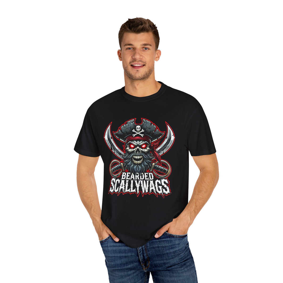 Scallywag Pirate Garment-Dyed T-shirt
