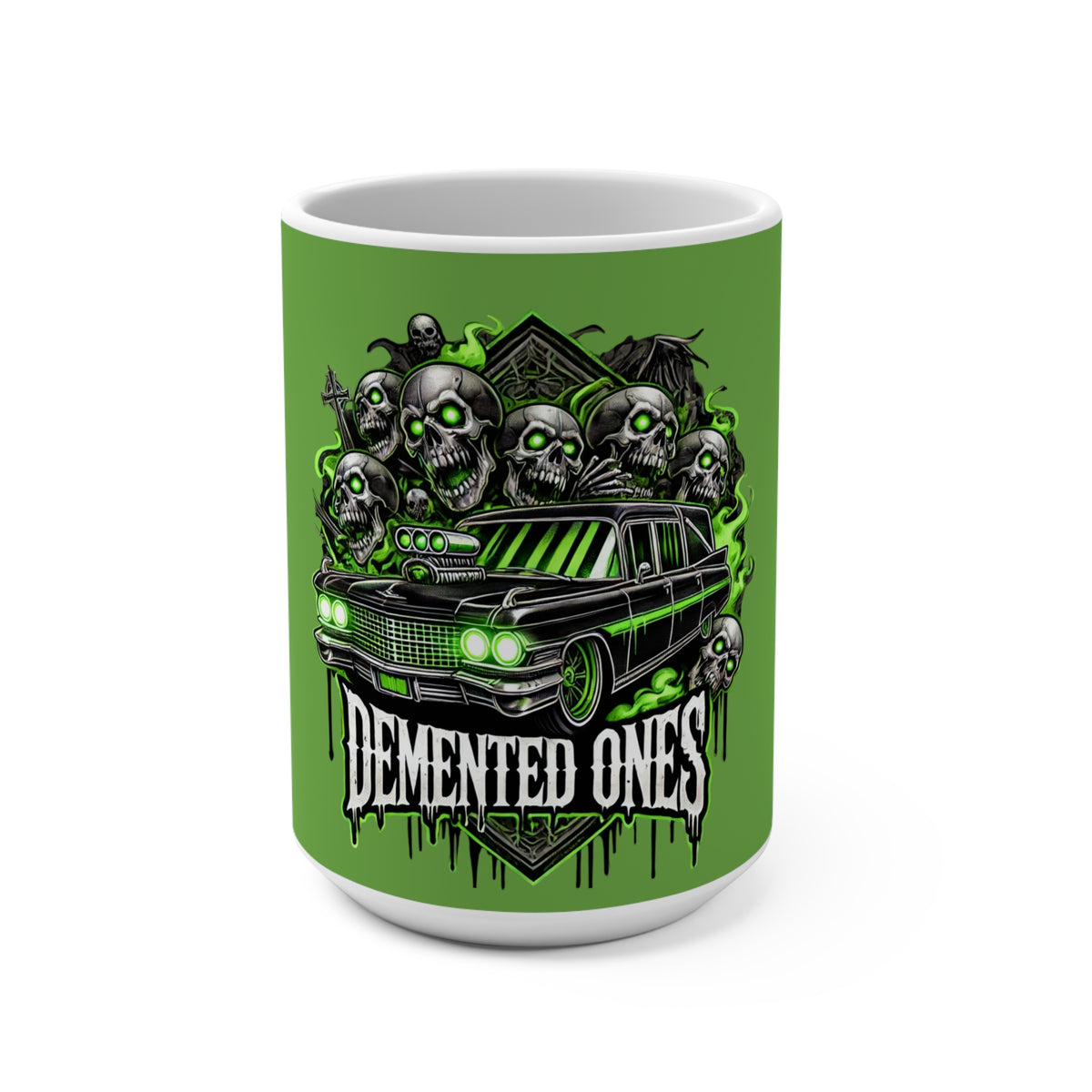 Demented Hearse Mug 15oz