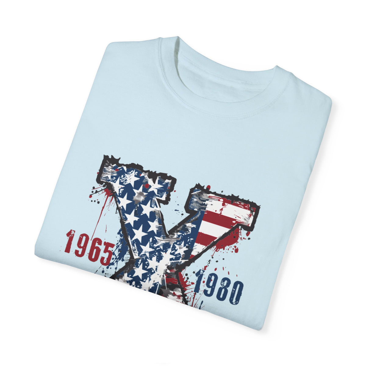 GenX  American Flag Unisex T-Shirt - 1965 1980