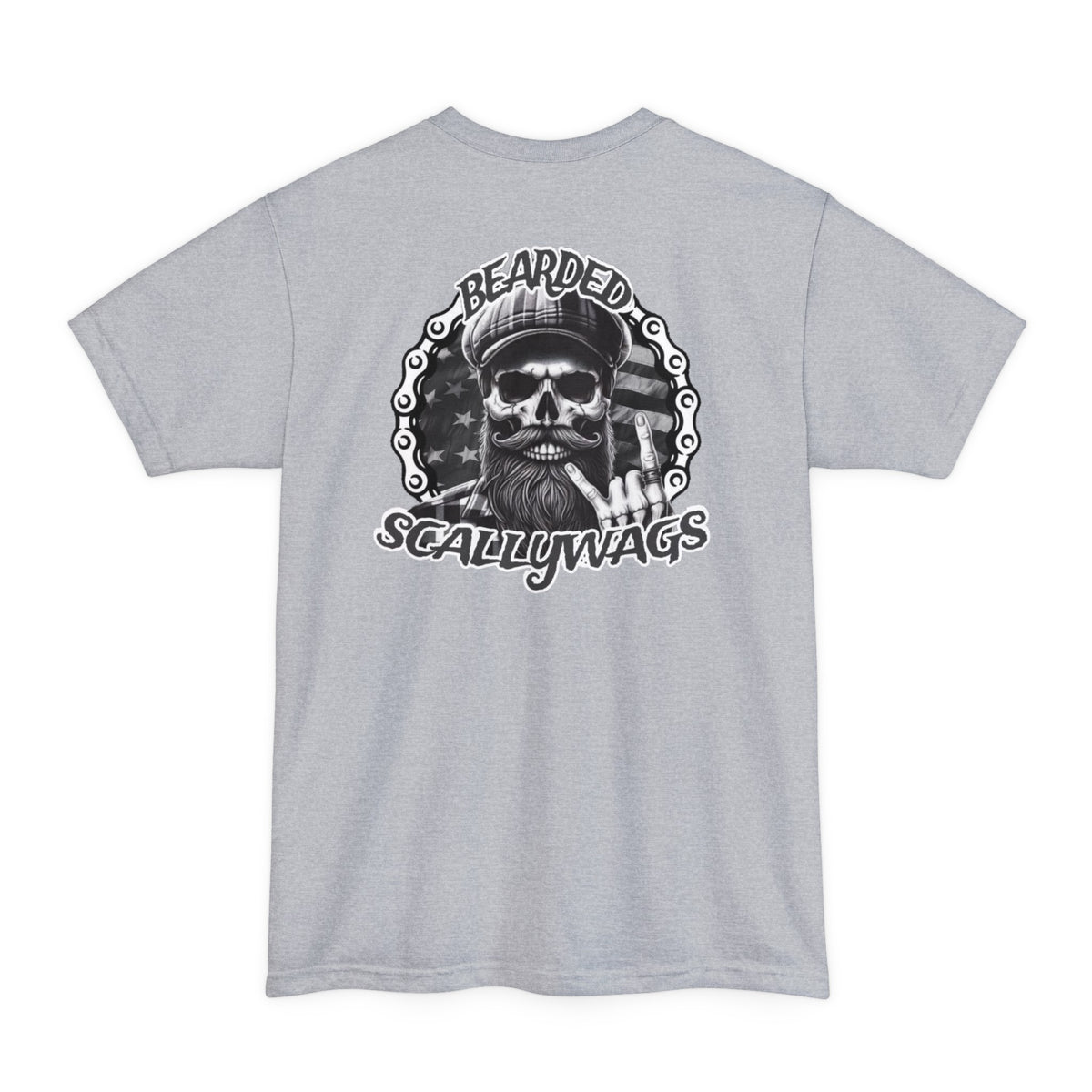 Bones Back Print Tall Beefy-T® T-Shirt
