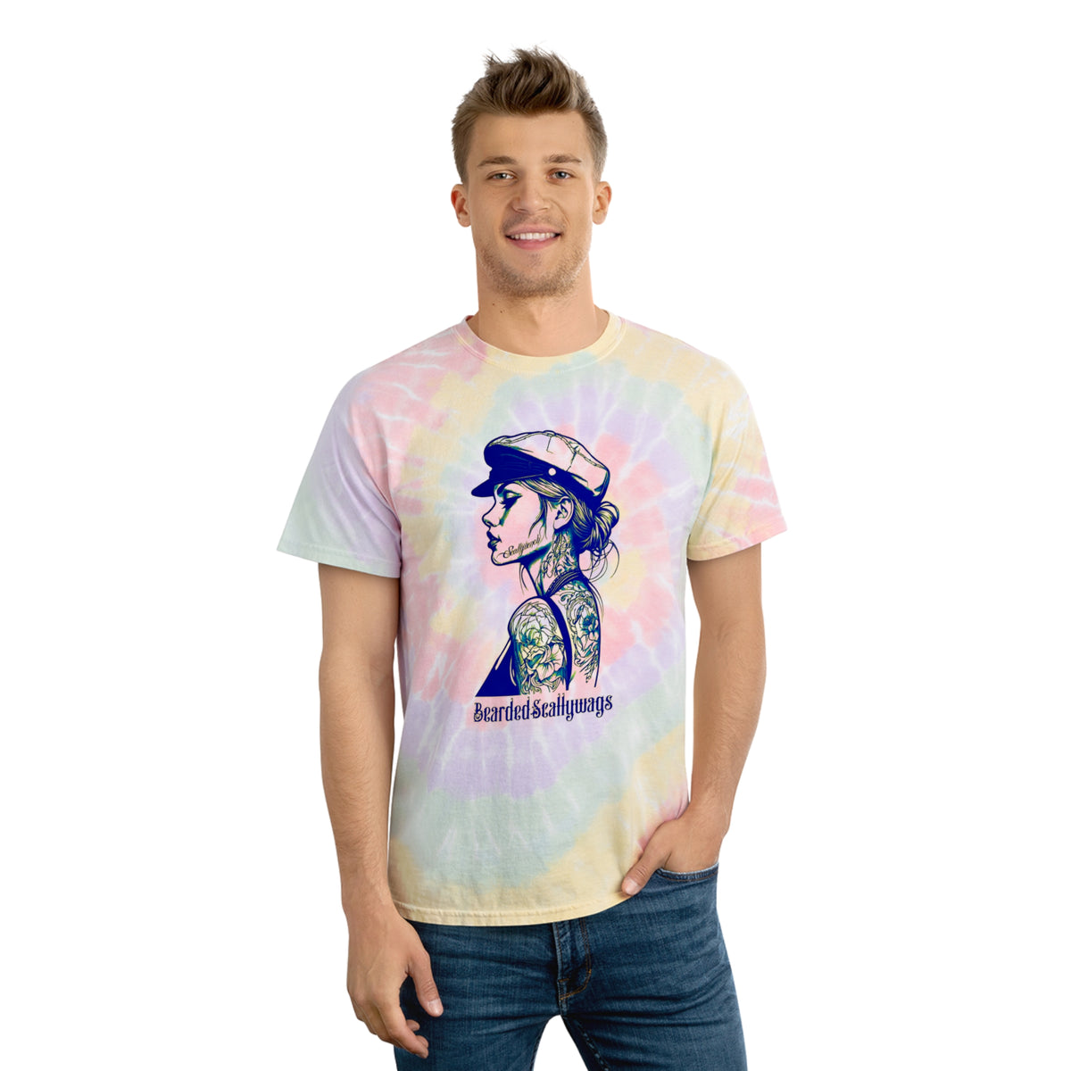 ScallyWench Tie-Dye Tee, Spiral