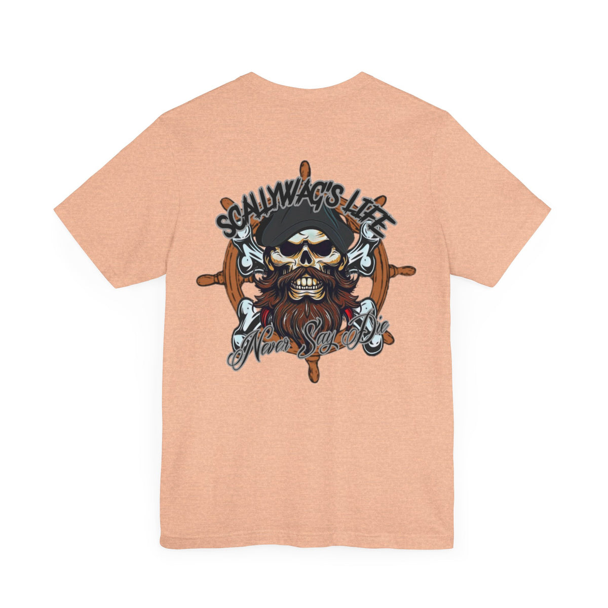Never Say Die back print  Short Sleeve Tee