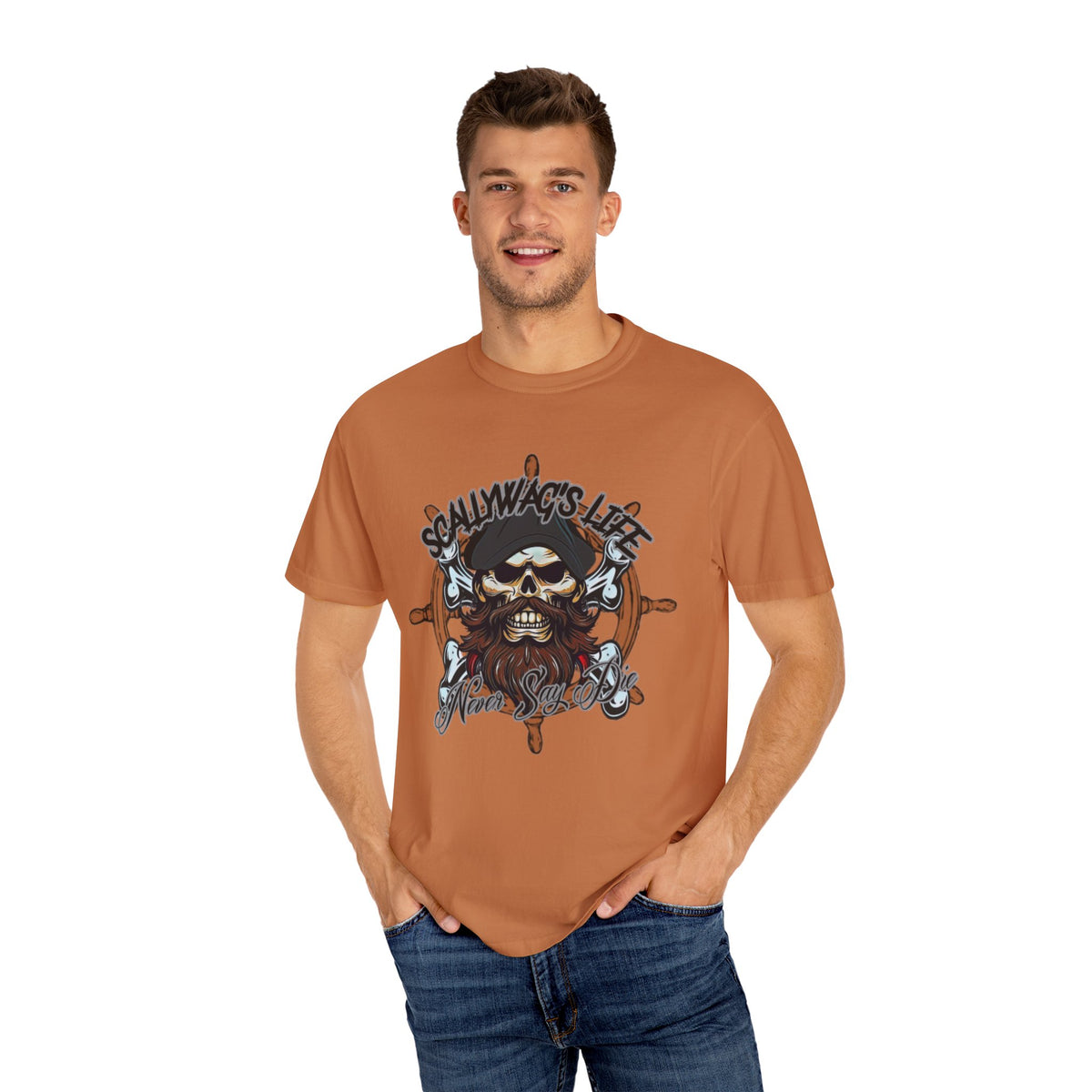 Never Say Die Garment-Dyed T-shirt