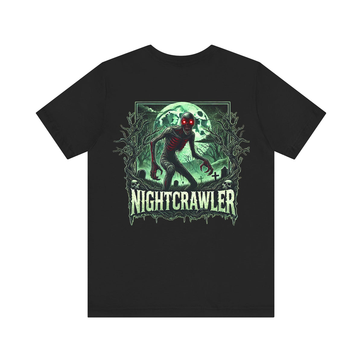 Unisex Nightcrawler Graphic Tee - Spooky Halloween T-Shirt for Monster Lovers