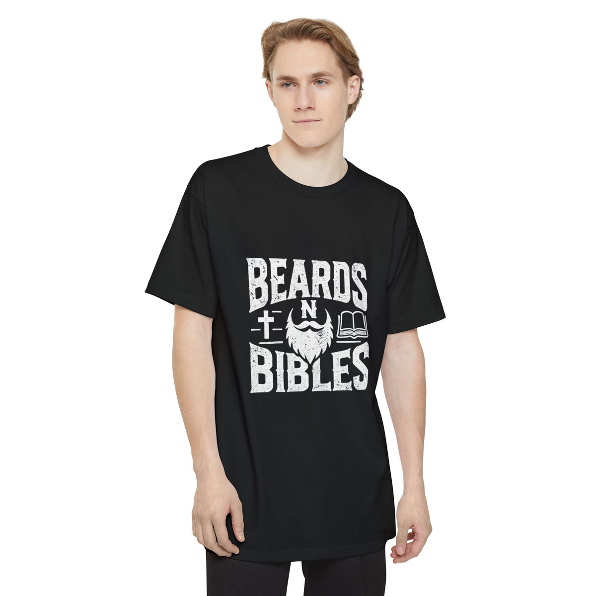 Beards & Bibles Unisex Tall Beefy-T® T-Shirt - Faith & Style for Men