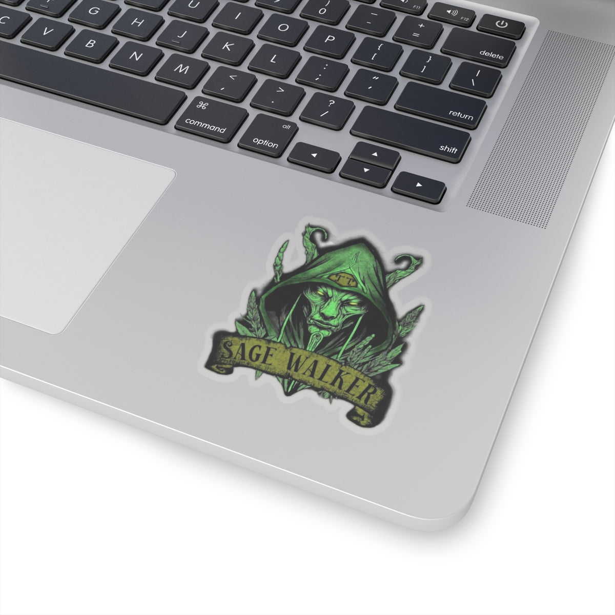 Sage Walker Green Kiss-Cut Stickers