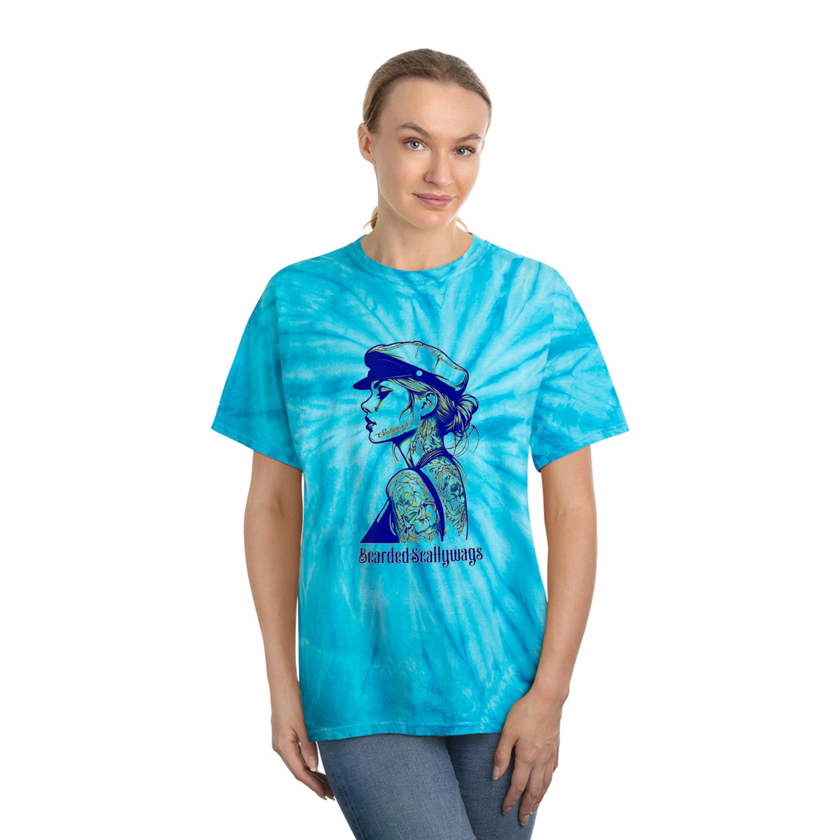 Scallywench Tie-Dye Tee, Cyclone