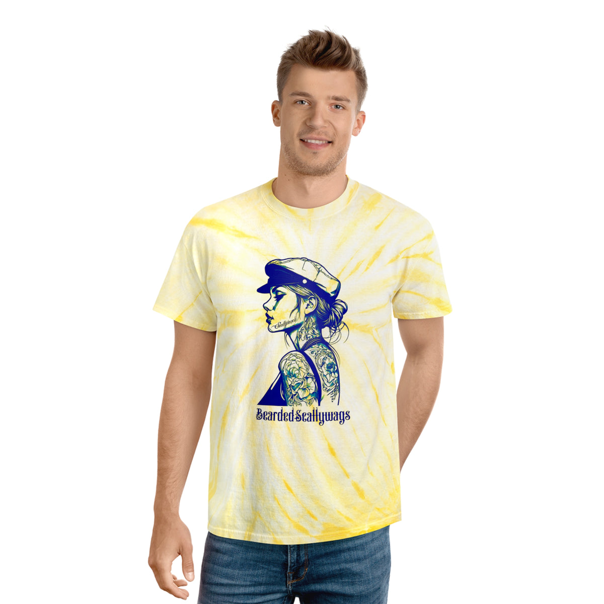 Scallywench Tie-Dye Tee, Cyclone