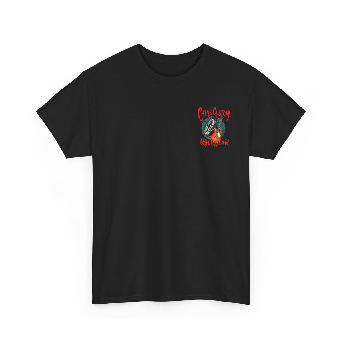 Chey’s Custom RockWear ..back print Heavy Cotton Tee