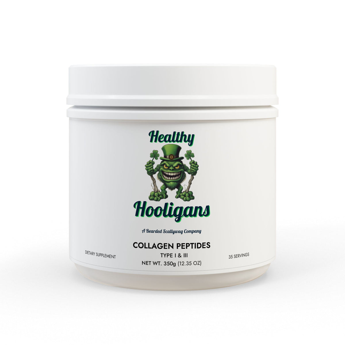 Collagen Peptides Type I & III Supplement (350g, 12.3oz)