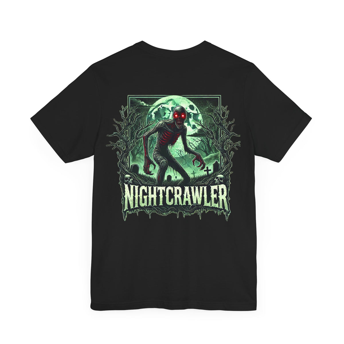 Unisex Nightcrawler Graphic Tee - Spooky Halloween T-Shirt for Monster Lovers