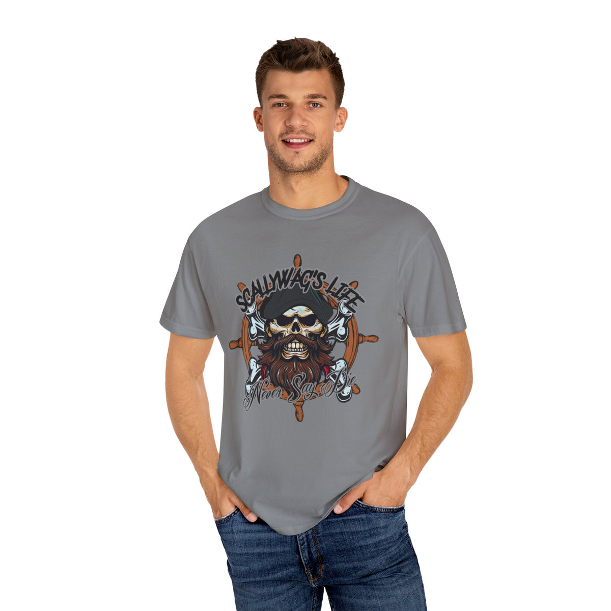 Never Say Die Garment-Dyed T-shirt