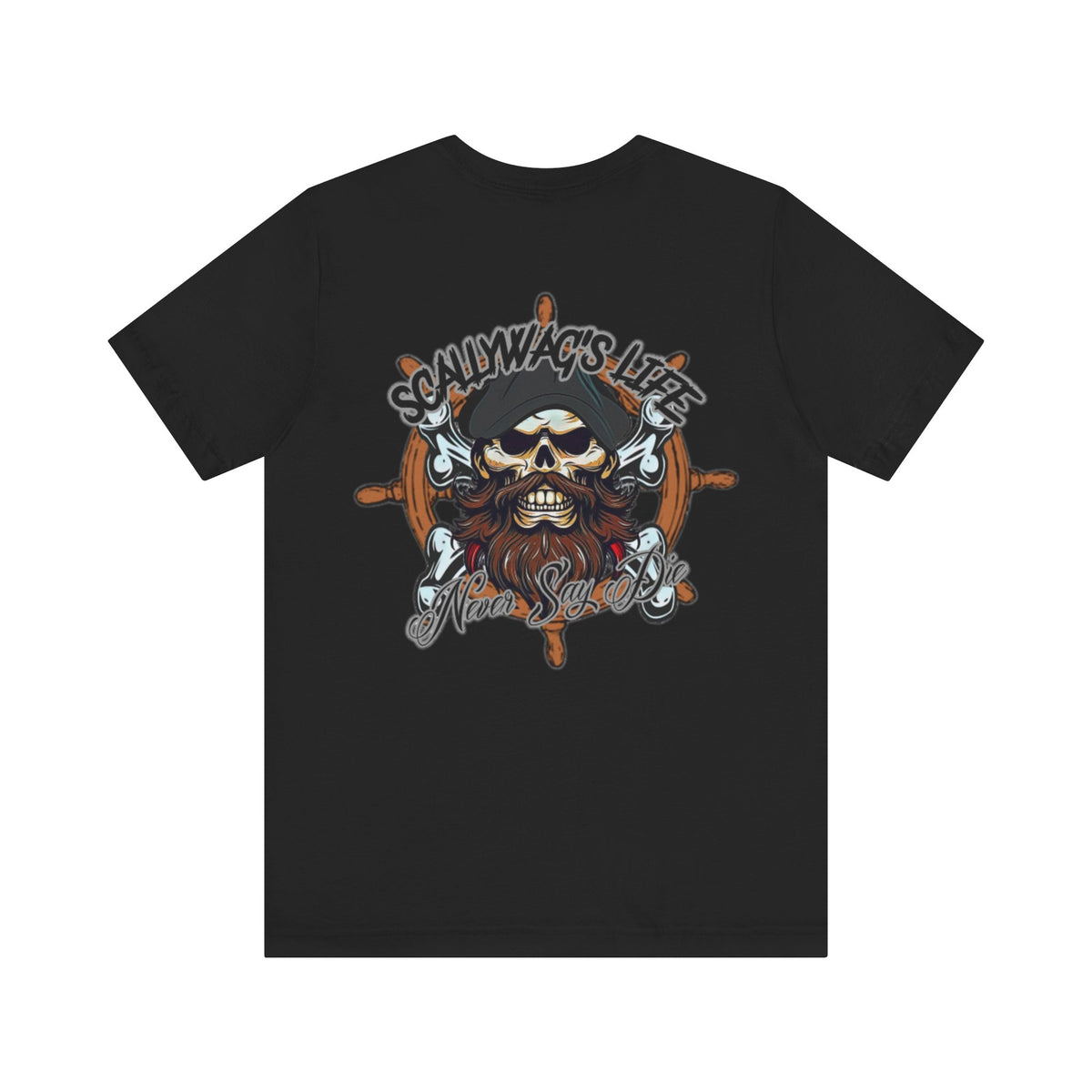 Never Say Die back print  Short Sleeve Tee