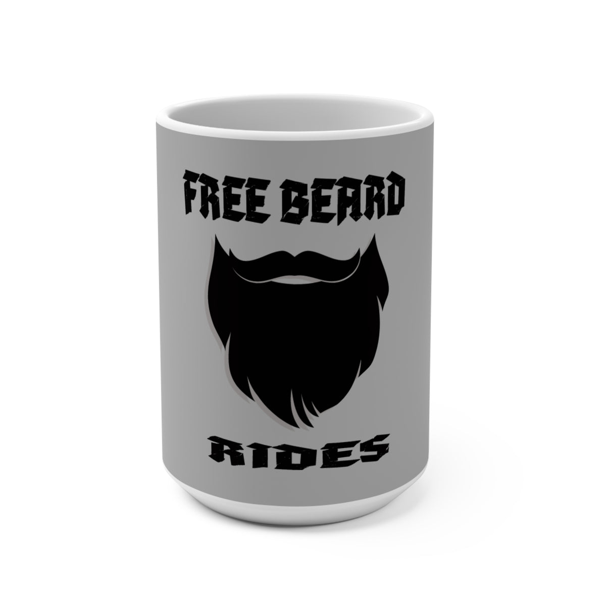 Free Beard Rides Mug 15oz