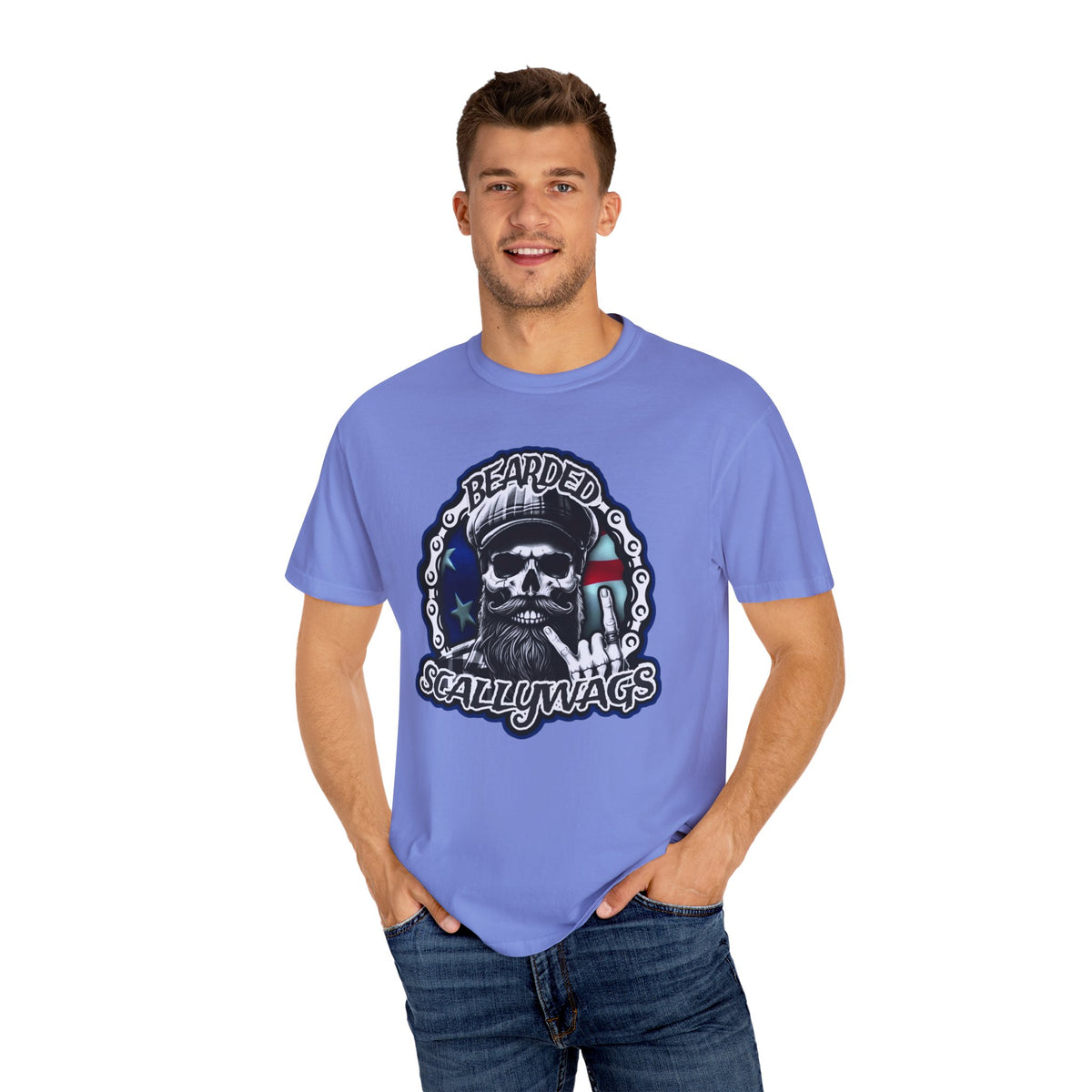 Bones America  Garment-Dyed T-shirt