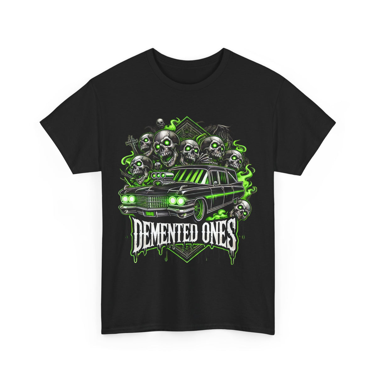 Demented Hearse  Heavy Cotton Tee