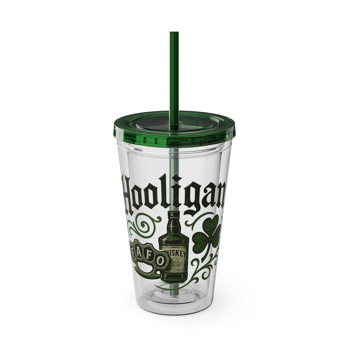 Hooligan Tumbler,  Drinkware, Irish Party Cup, Reusable Travel Mug, Fun Gift for Friends