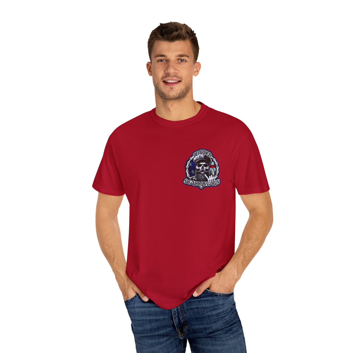 Glory 4th July Back Unisex Garment-Dyed T-Shirt, Casual Wear, Bearded Scallywags Graphic, Unique Gift for Men and Women, Summer Style, [...]