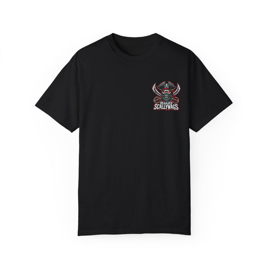 Scallywag Pirate back  Garment-Dyed T-shirt