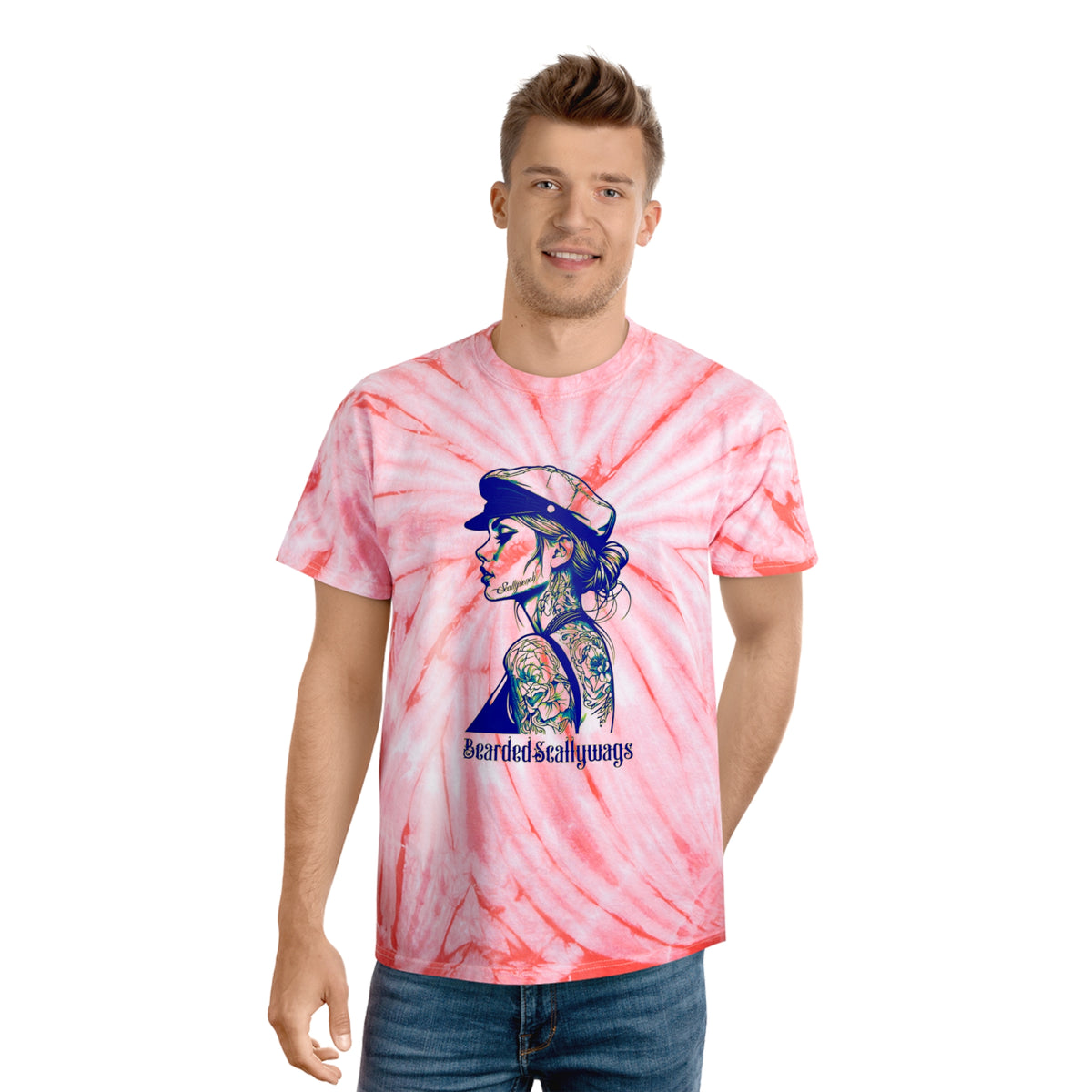 Scallywench Tie-Dye Tee, Cyclone