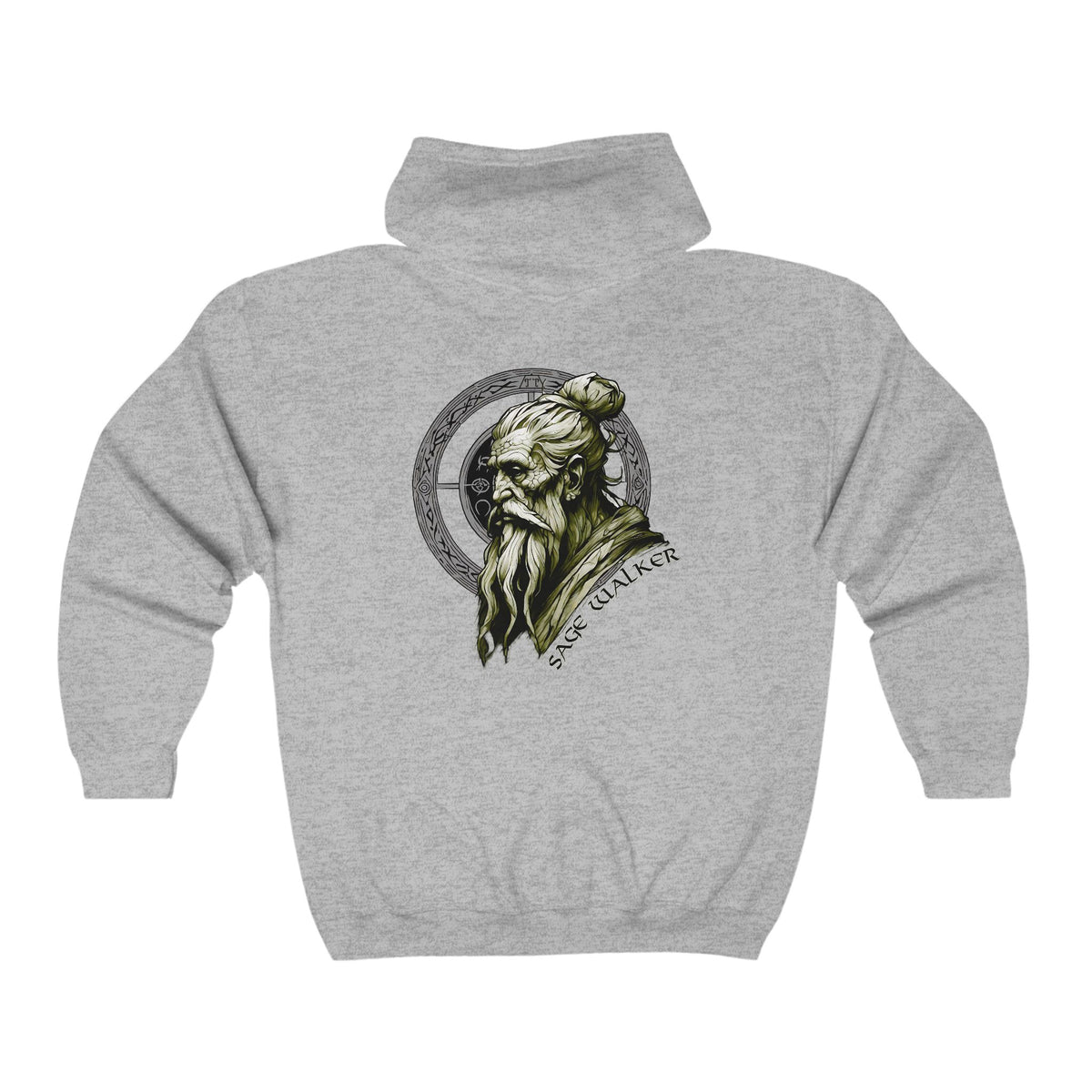 Sage Walker Heavy Blend™ Full Zip Hooded Sweatshirt