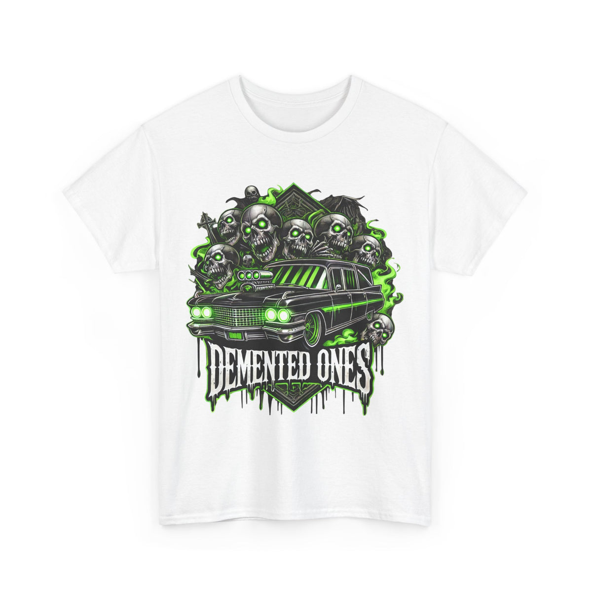 Demented Hearse  Heavy Cotton Tee