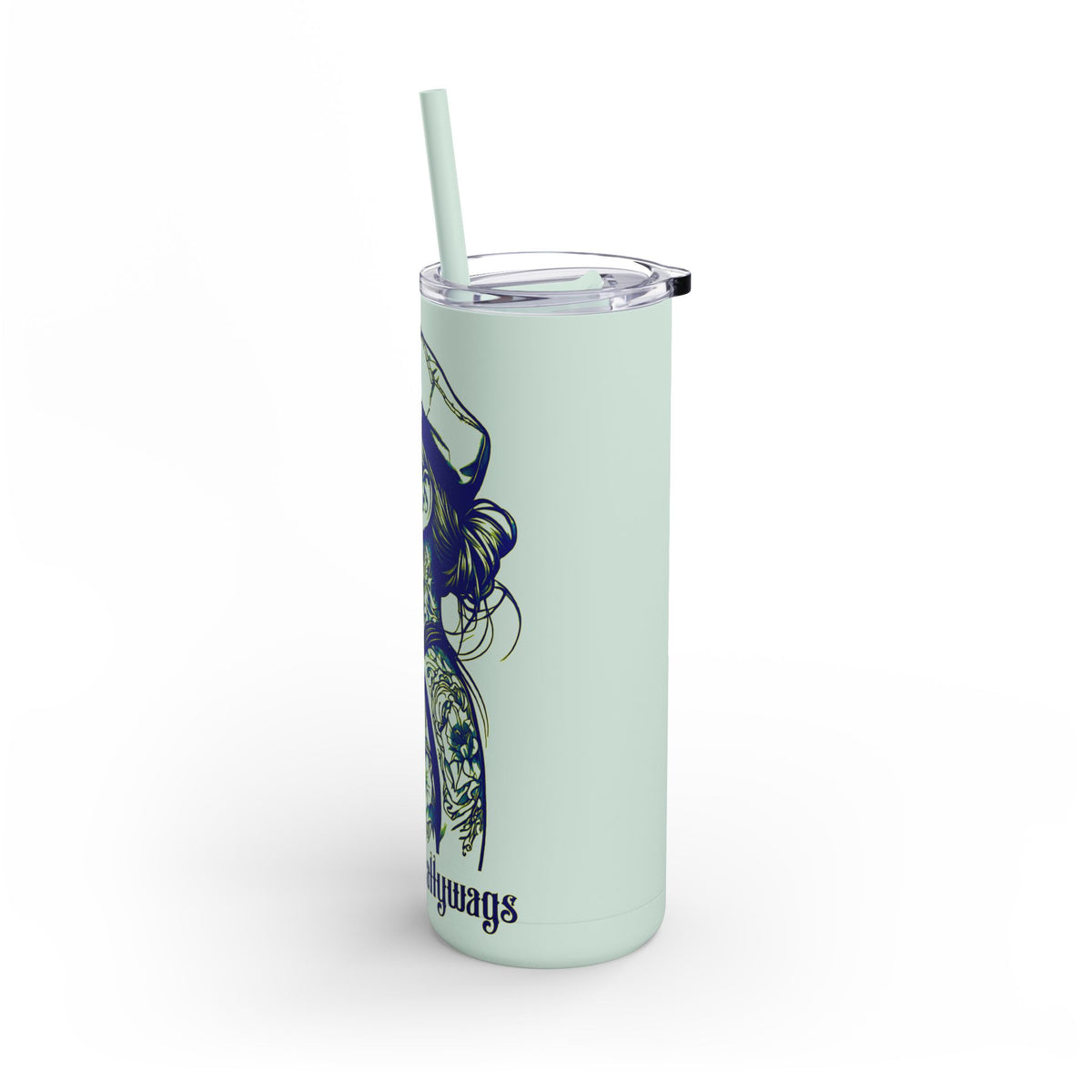 ScallyWench Skinny Matte Tumbler, 20oz