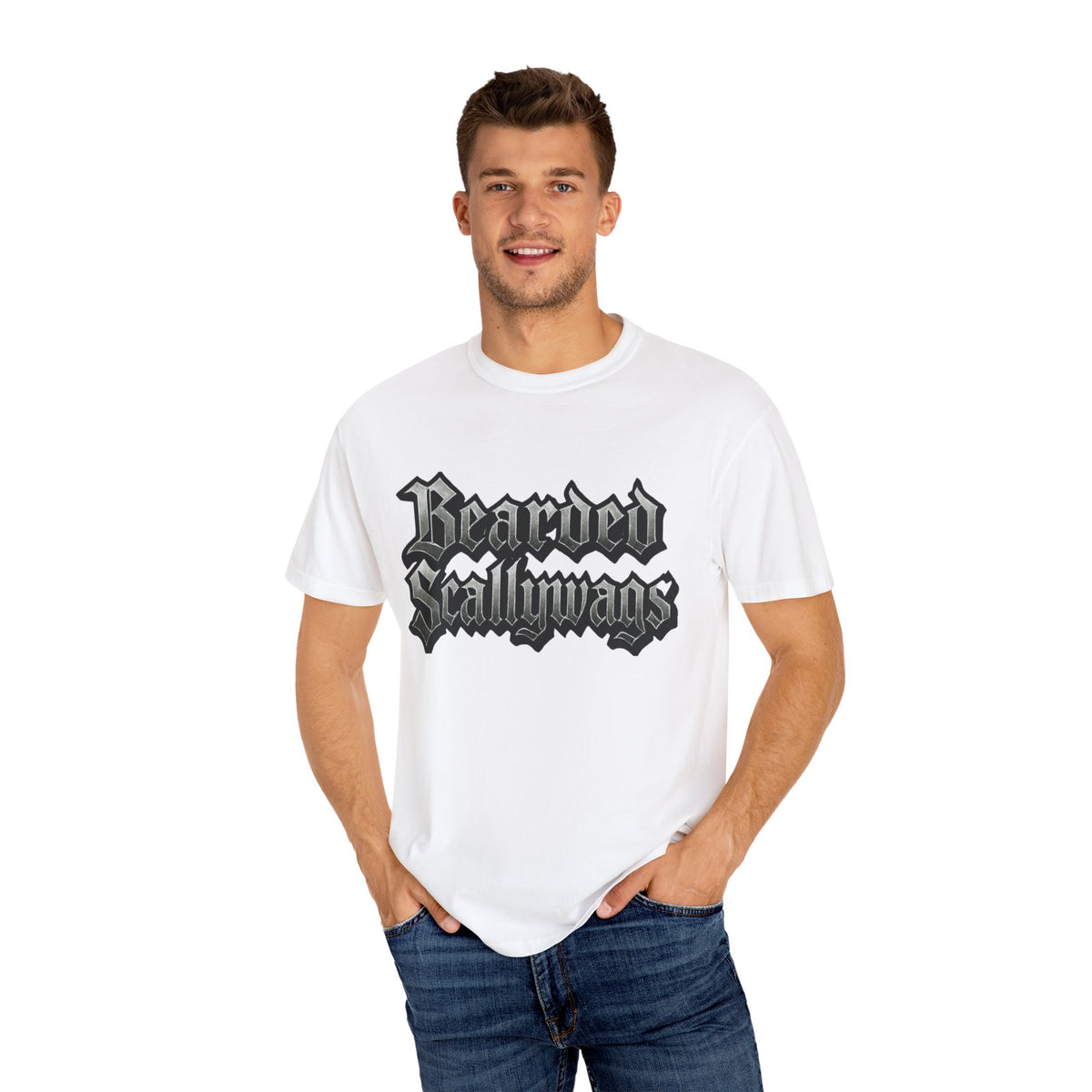 Bearded Scallywags Unisex Garment-Dyed T-Shirt - Perfect Gift for Adventurers