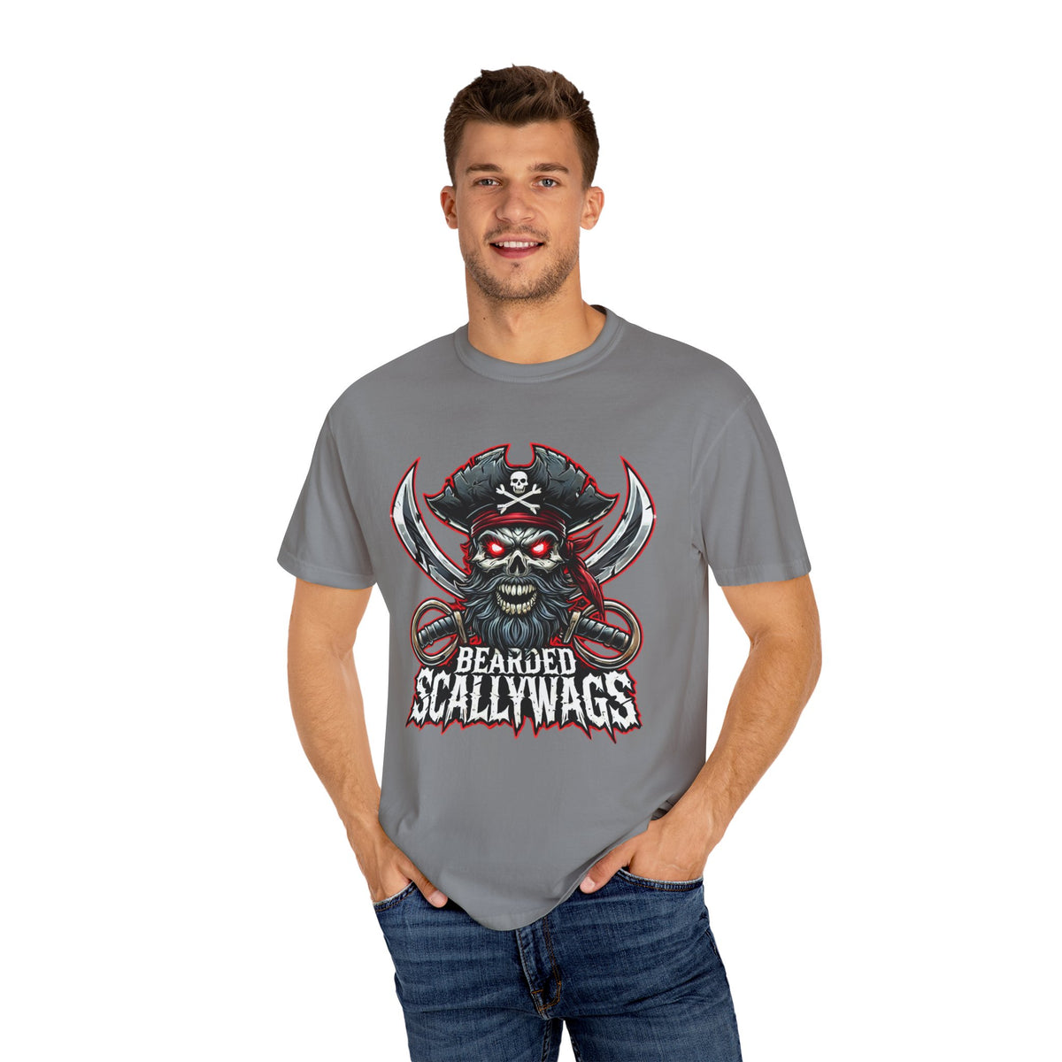 Scallywag Pirate Garment-Dyed T-shirt