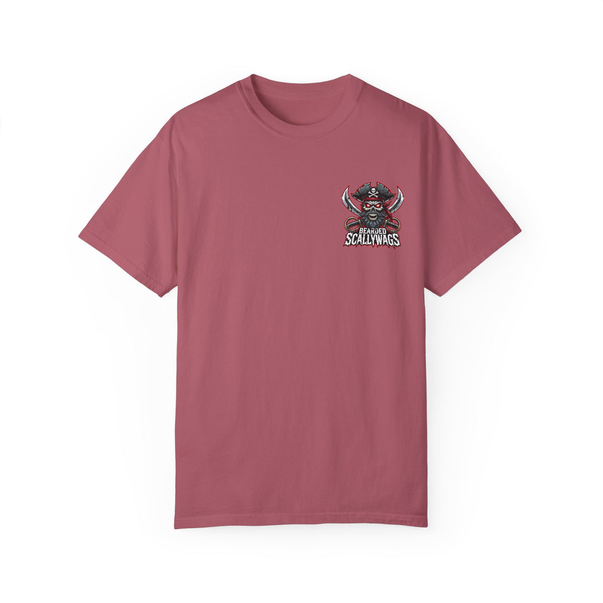 Scallywag Pirate back  Garment-Dyed T-shirt