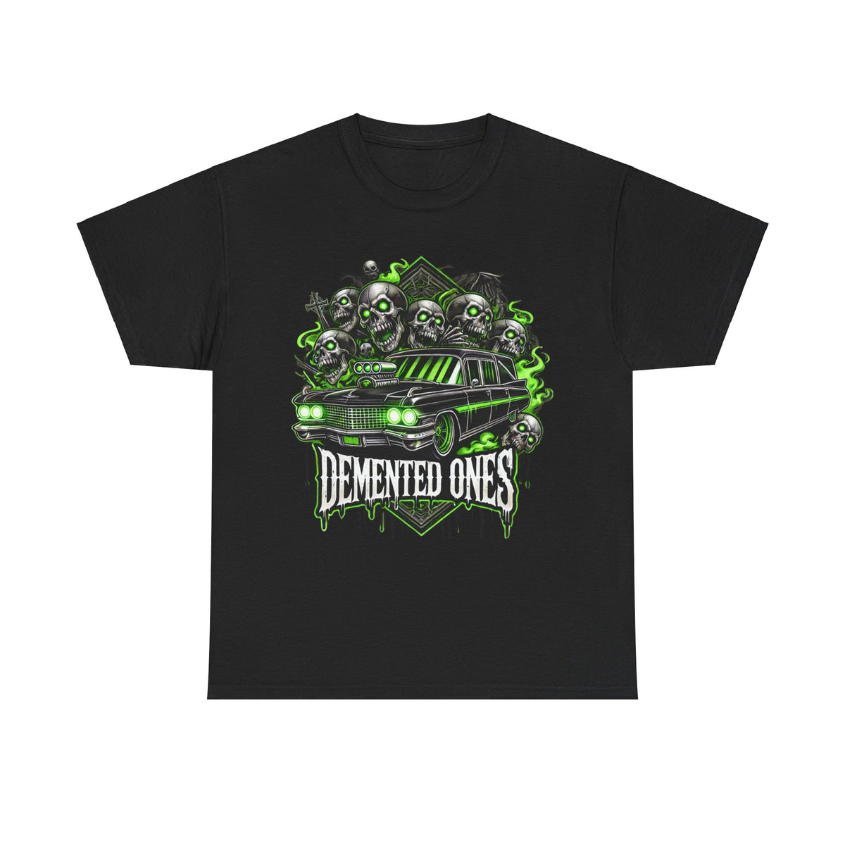 Demented Hearse  Heavy Cotton Tee