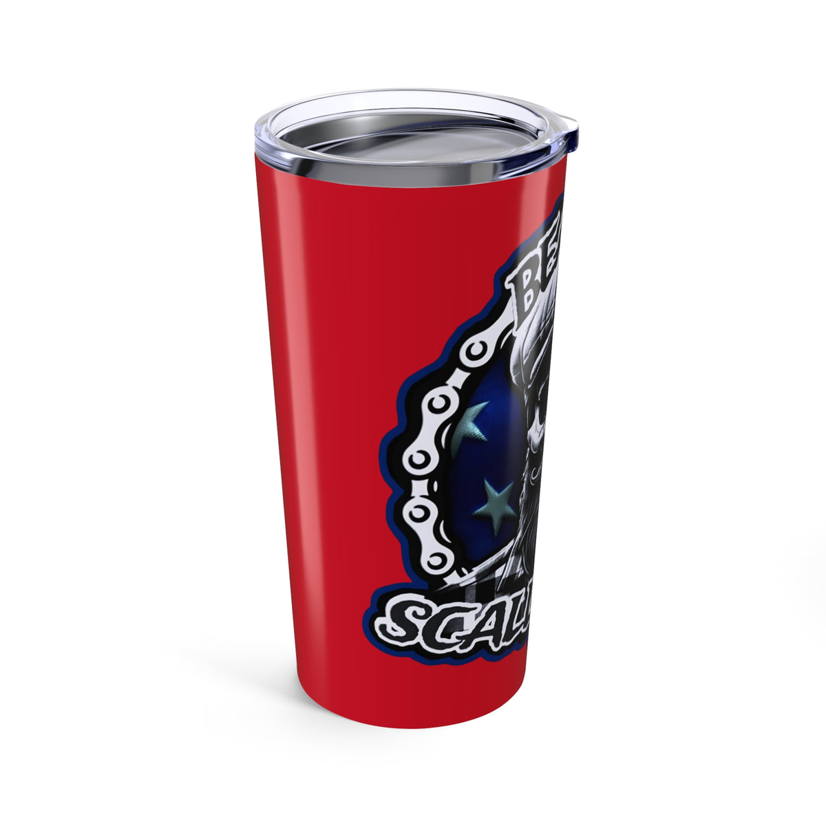 Old Glory Tumbler - 20oz Stainless Steel Travel Cup, Perfect for Bearded Dads, Outdoor Adventures, Gifts for Him, Halloween, Tailgating