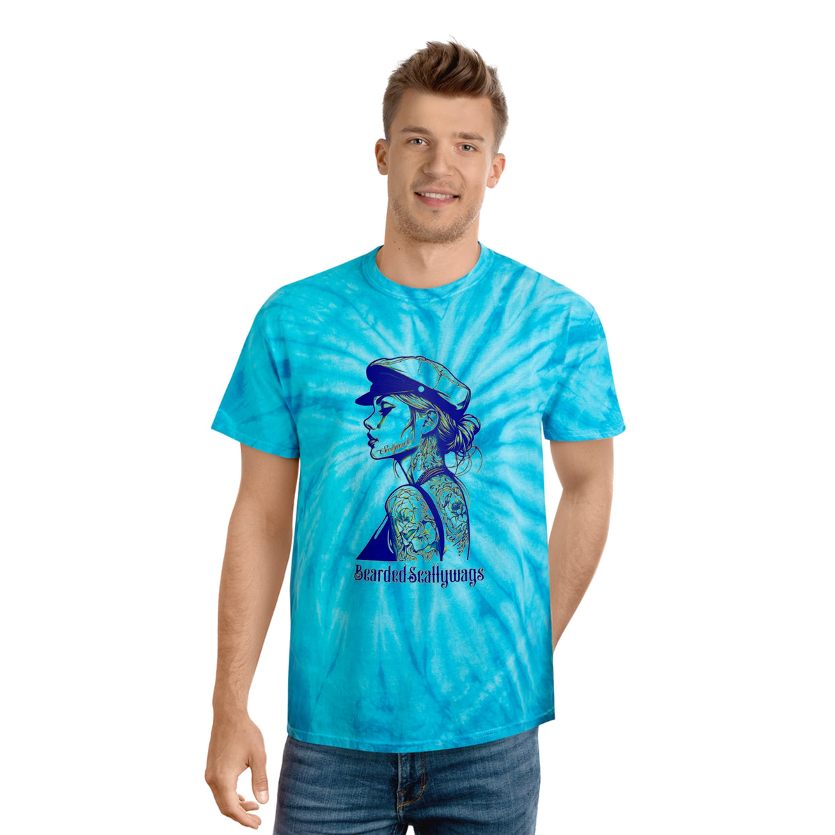 Scallywench Tie-Dye Tee, Cyclone
