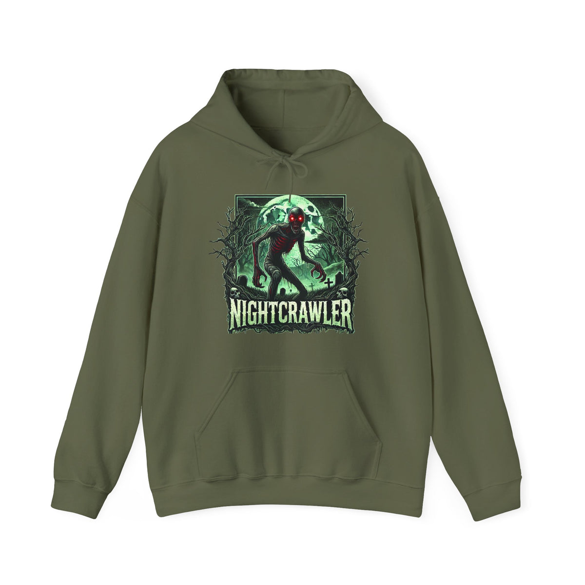 Nightcrawler Unisex Hoodie – Spooky Graphic Sweatshirt for Halloween Lovers