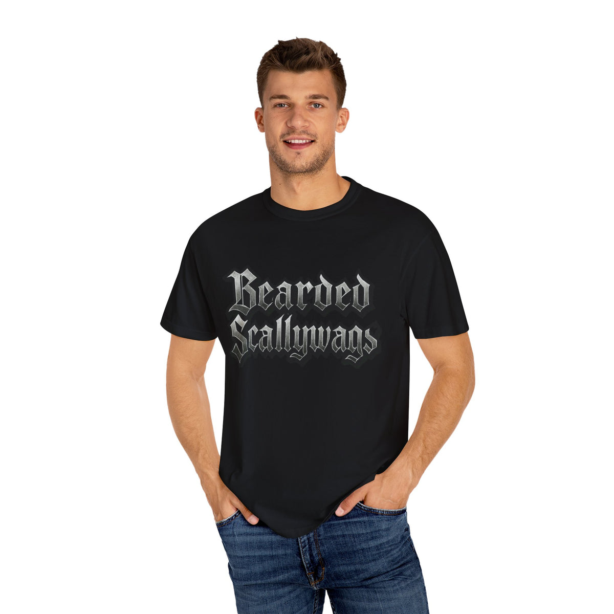Bearded Scallywags Unisex Garment-Dyed T-Shirt - Perfect Gift for Adventurers