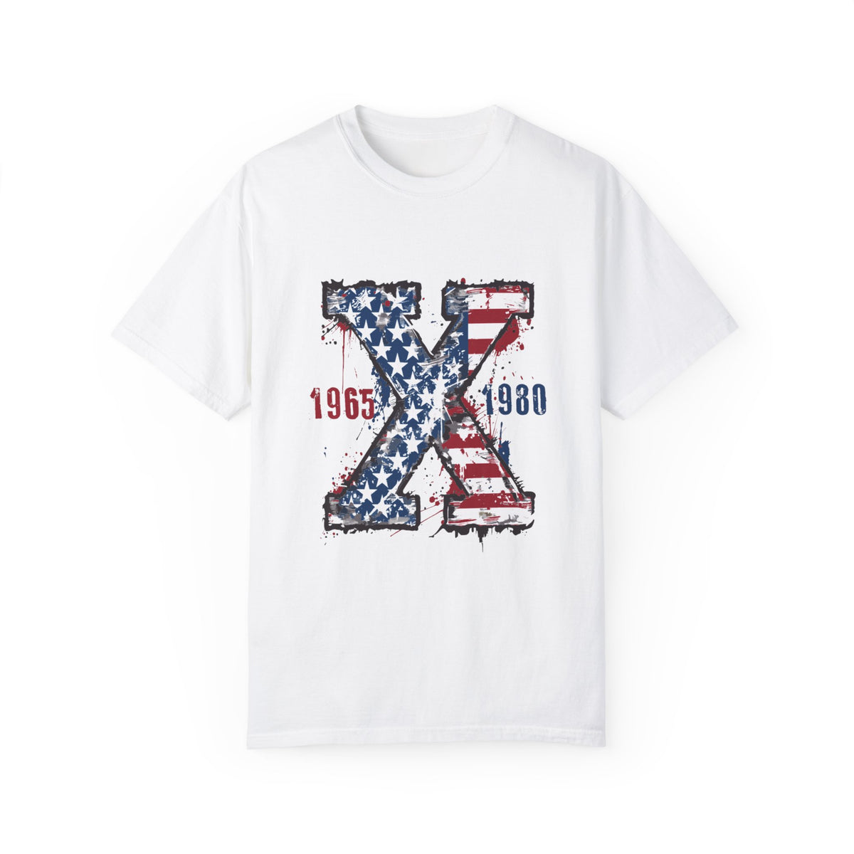GenX  American Flag Unisex T-Shirt - 1965 1980