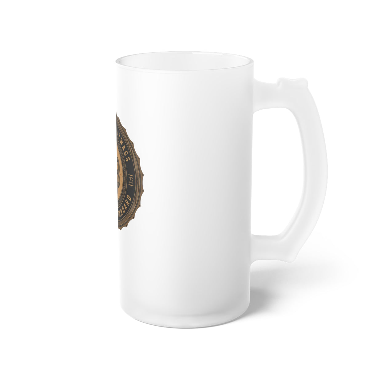 Frosted Glass Beer Mug