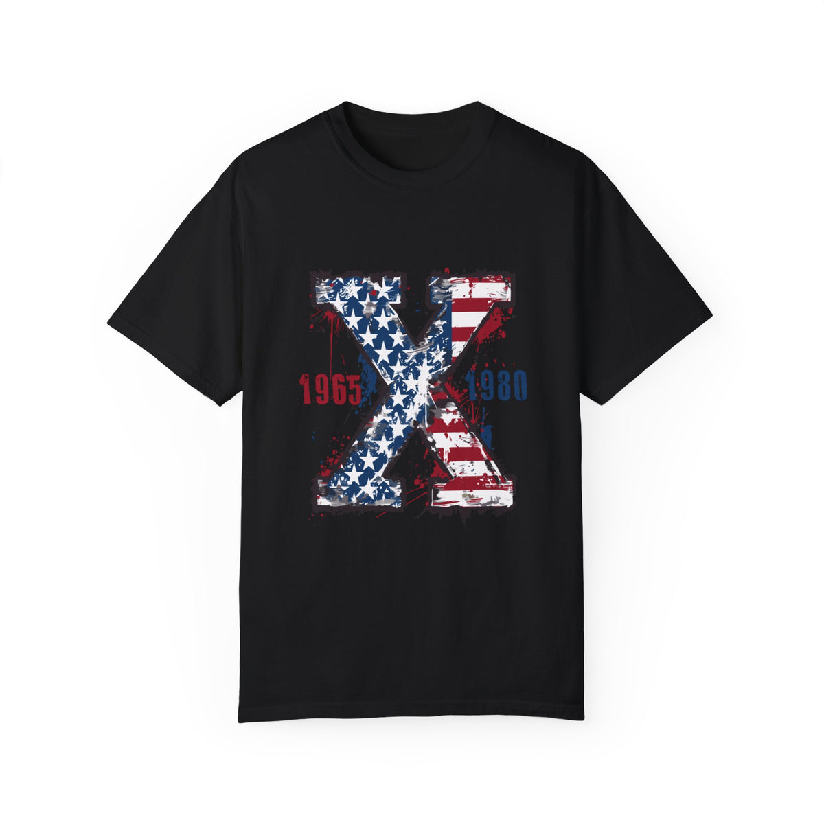 GenX  American Flag Unisex T-Shirt - 1965 1980