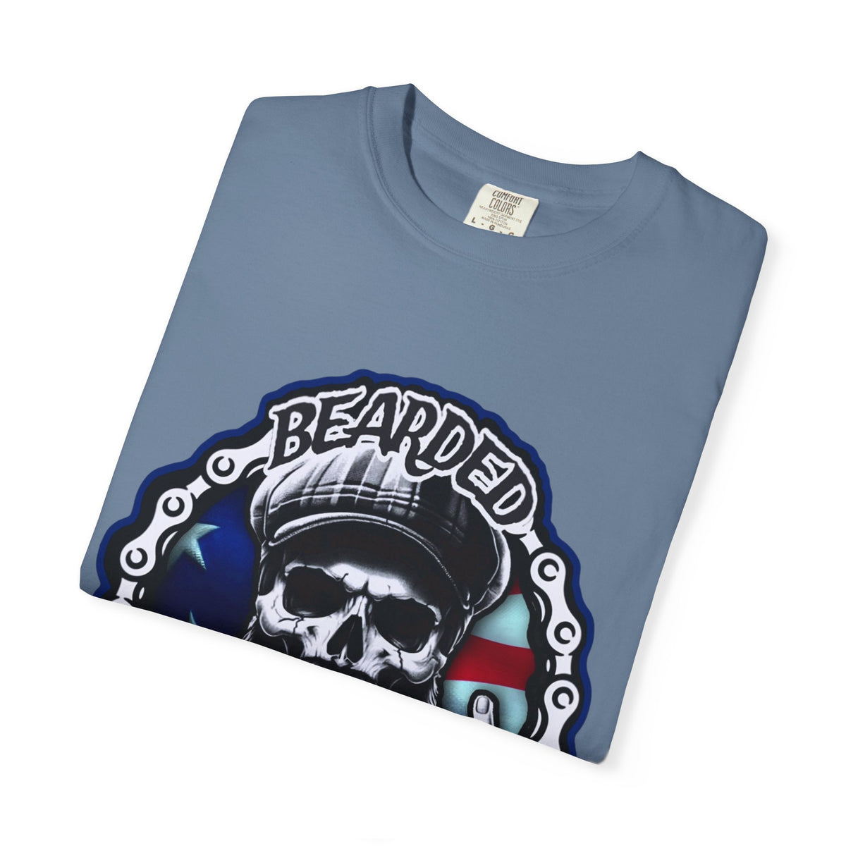 Old Glory T-Shirt | Unisex Garment-Dyed Tee for Pirate Lovers | Beachwear, Gift for Dad, Casual Wear, Festivals, Birthday Present