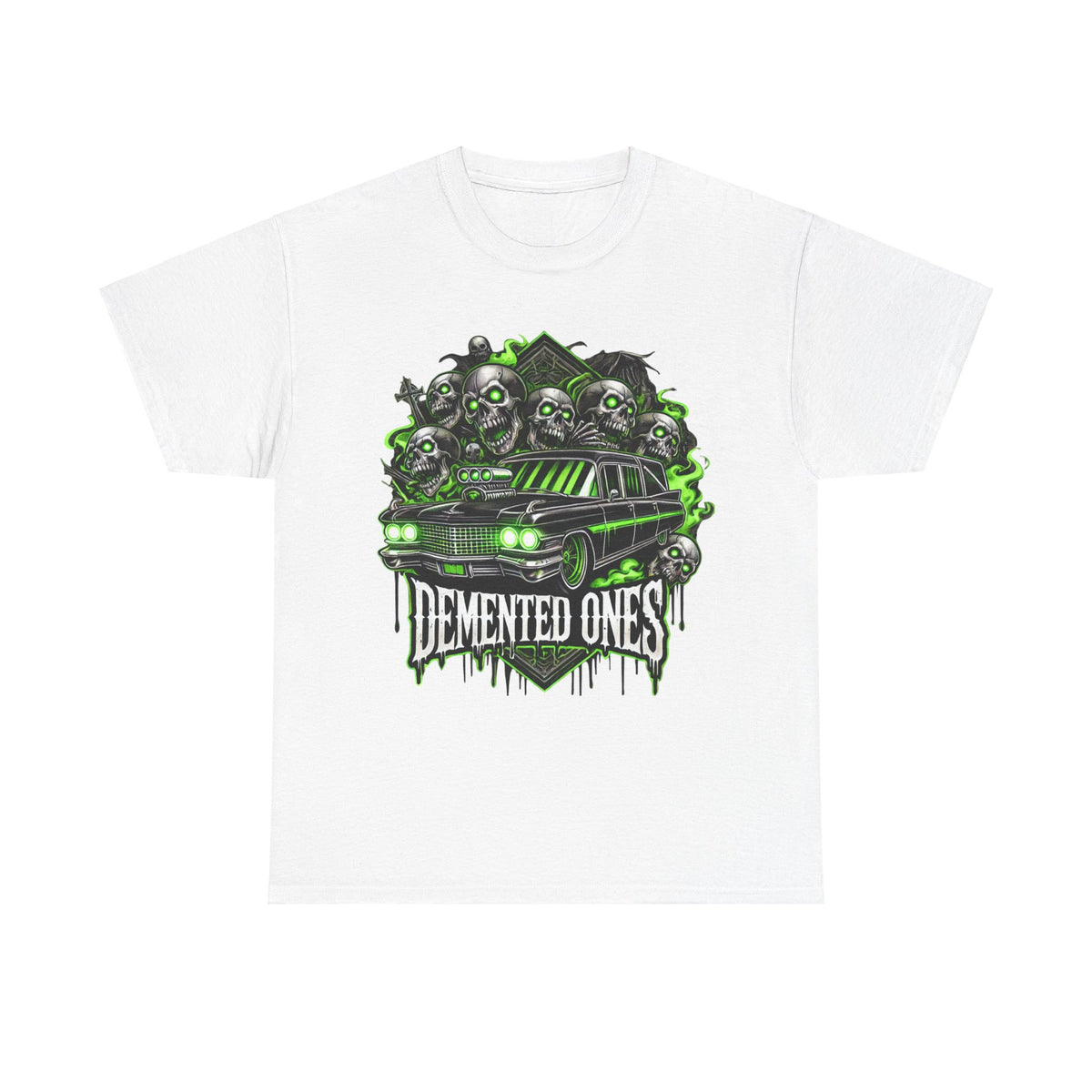 Demented Hearse  Heavy Cotton Tee